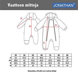 Jonathan Baby softshell overall, pink (50-86 cm)