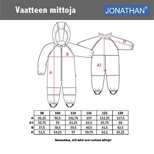 Jonathan softshell overall, dark blue (98-128 cm)