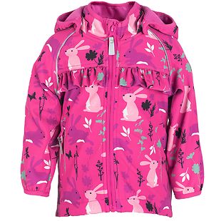 Jonathan softshell jacket, pink (80-110 cm)