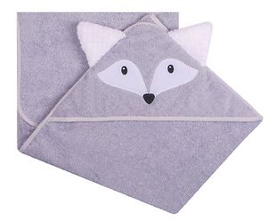 Bath towel, terry 80x80 cm, gray fox