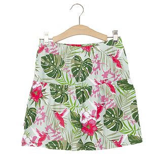 Keiki skirt, Tropical print