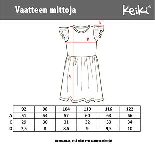Keiki little girls dress, Tropical print