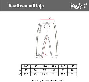 Keiki College trousers