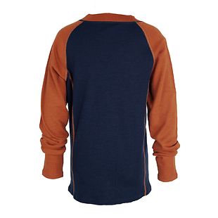 Jonathan merino wool shirt, dark blue (110-150 cm)