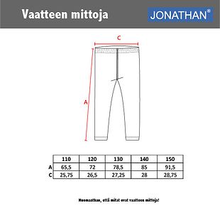 Jonathan merino wool pants, pink (110-150 cm)