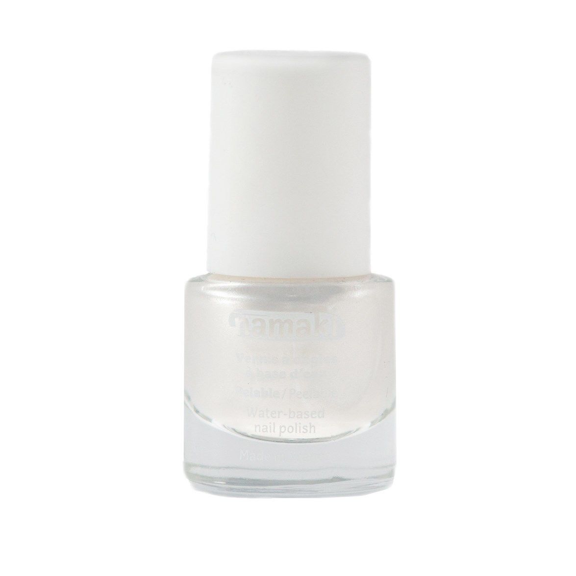 Namaki Water-based nail polish, pearly white