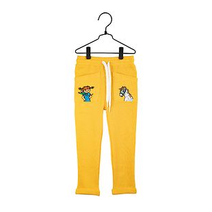 Peppi Pitkätossu housut, keltainen