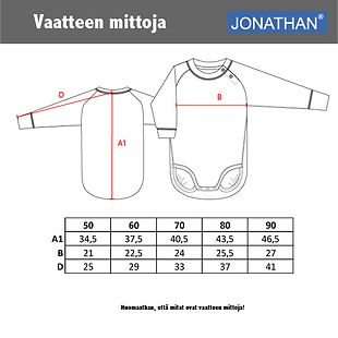 Jonathan Baby merinovillabody (50-80 cm)
