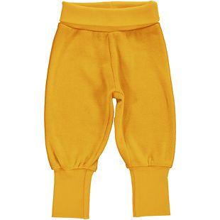 Maxomorra velour housut, keltainen