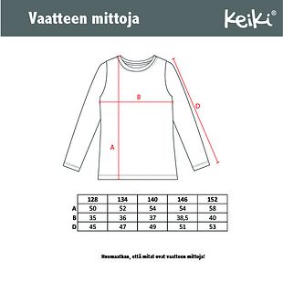 Keiki paita (122-152cm)