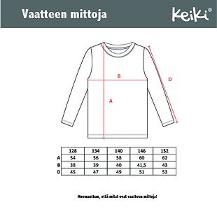 Keiki pitkähihainen paita, High Score (128-152cm)