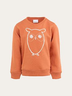 KnowledgeCotton Apparel Owl collegepaita, oranssi