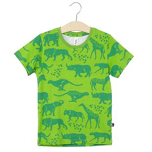 Keiki pienten poikien t-paita, savannin eläimet