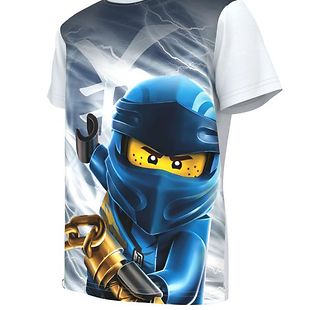 Lego Ninjago t-paita, tsin/valkoinen
