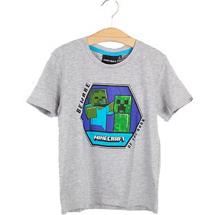 Minecraft t-paita, harmaa