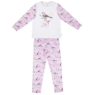 Keiki pyjama, linnut (90-130 cm)