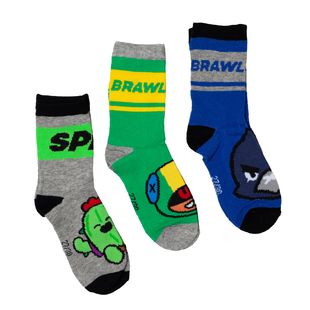 Brawl Stars socks, 3-pack