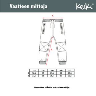 Keiki sweatpants (128-152 cm)