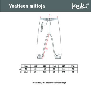 Keiki sweatpants (100-150cm)