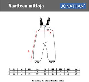 JONATHAN утепленные штаны от дождя